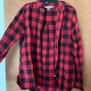 Black and red flannel